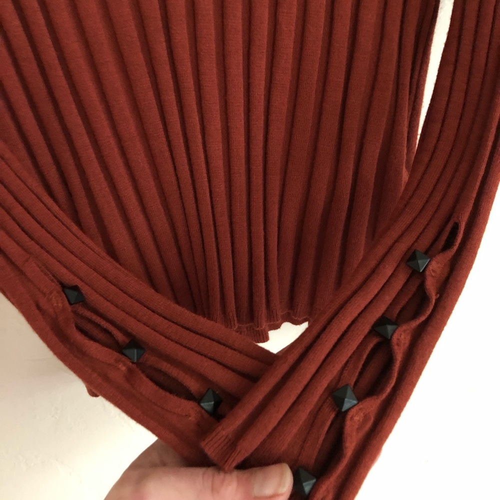 NWOT topshop ribbed light sweater top
